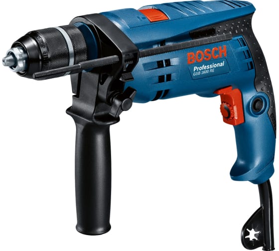 Дрель ударная BOSCH GSB 1600 RE 06012181R0